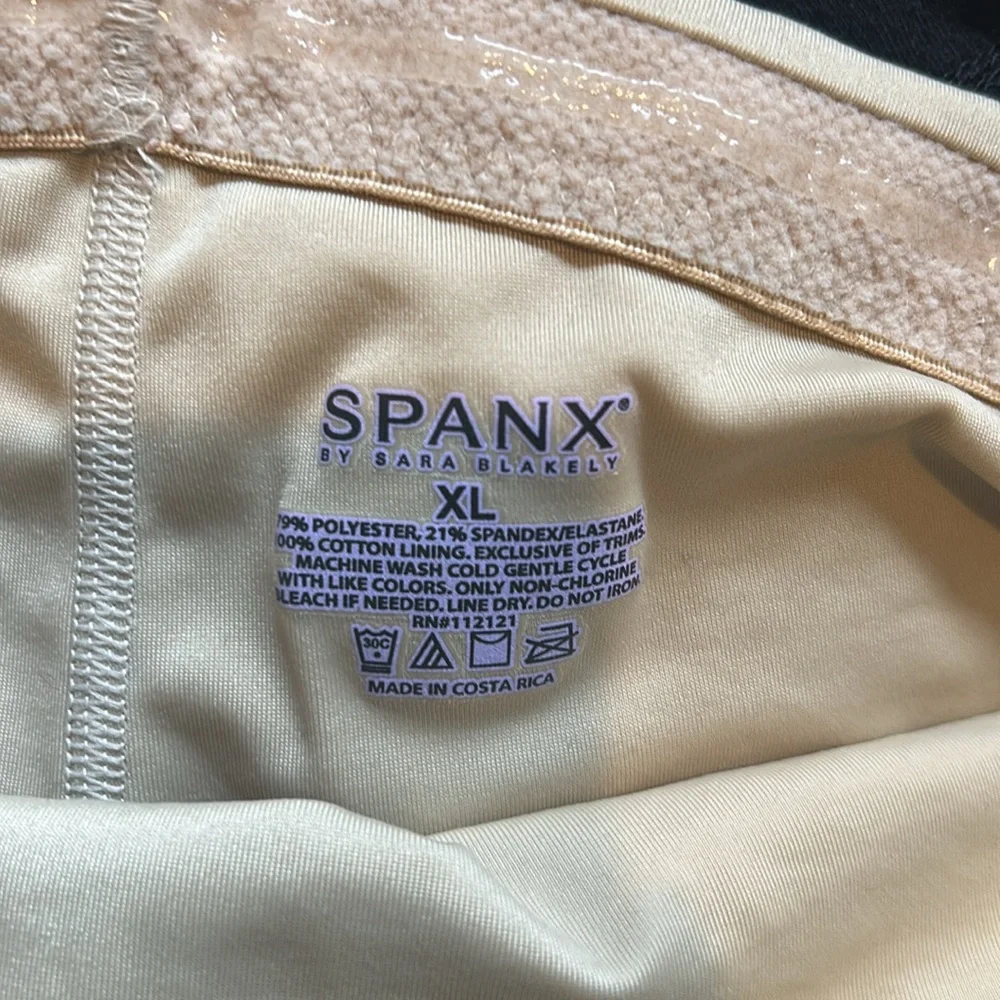 Spanx XL Gold/Tan Shapewear Shorts - Picture 2 of 4